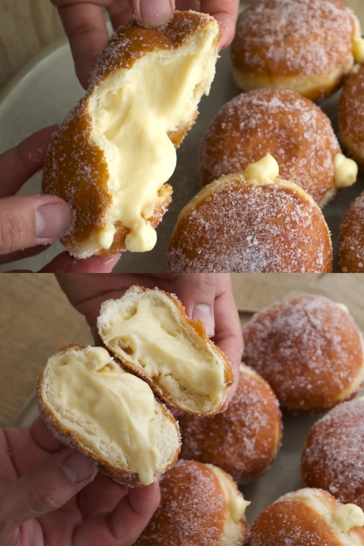 Beignets à la Crème Pâtissière